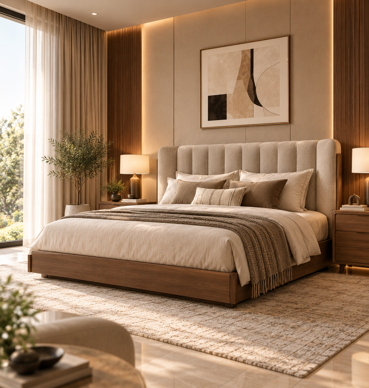 Verona Upholstered Bed
